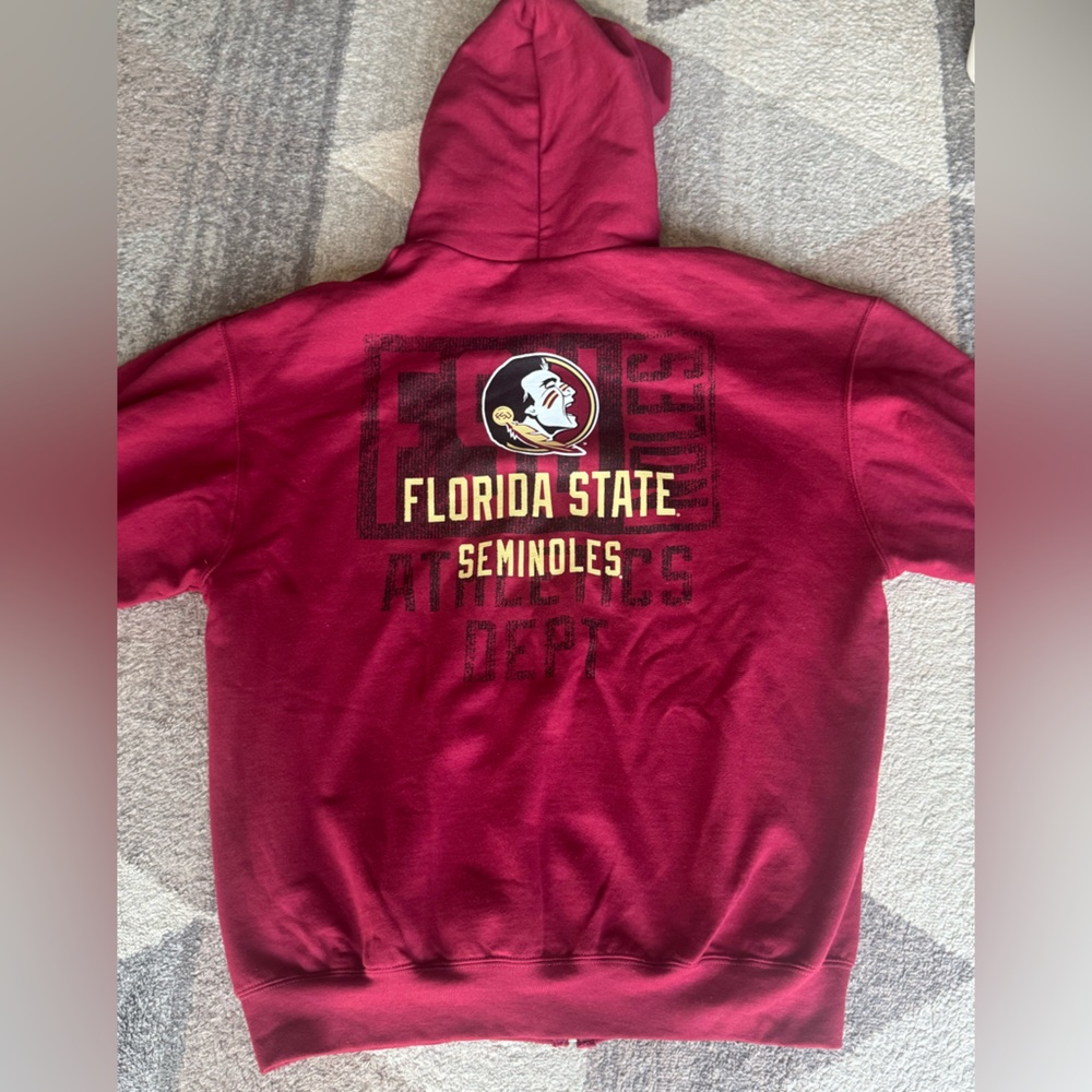 CHAMPION SEMINOLE FLORIDA STATE FULL-ZIP HOODIE NWT - Picture 2 of 4